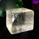Mathderay Transparent Bingzhou Stein Calcit Rough Stein Doppelschatten Erz Erz Erz Ornament Optische Grad Mineralkristall Unterricht Probe 2424