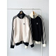 Adidas waffle bbtt schwarze weiße Männer und Frauen Retro Stand Halsband Jacke JW0110 JW0110 Black M.
