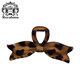 Royal sasa leopard print bow clip design, large shark clip on the back of the head, high volume and high-end hair clip