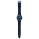 Swatch Swiss Watch Gentleman Blue 2.0 Dual Calendar New Year Gift Quartz Men's and Women's Watch Dark Blue 34mm