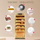 Meijing RACHING Meijing cigar cabinet horizontal line MON1800A 2025 new fingerprint lock cigar cabinet capacity 220L constant temperature and humidity smoke cabinet humidification cabinet upgraded ammonia net ~ starry sky black (Spanish cedar wood shelf)