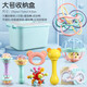 Shixi Flower Language is suitable for baby teething gum, Manhattan ball, soft gum molar, baby can chew on it during teething period, chewing gum, hand grasping ball, massage ball, full bear stick, big ball, 8-piece set, storage box)