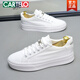 CARTELO men's shoes 2025 new summer breathable small white board shoes trendy soft sole low top canvas shoes men's sports and casual shoes 276-25 white 38