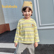 Balabala children's clothing baby long-sleeved T-shirt children's 2025 autumn clothing boys and girls fashionable tops 209325100205