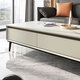 Lin's Home Light Luxury Slate TV Cabinet Coffee Table Combination New Floor Cabinet Living Room Home 1.3 Meter Coffee Table LS988L1