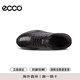 ECCO casual leather shoes for men, lightweight leather sneakers, walking shoes, Owen 511734 51052 black 40