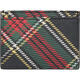 Vivienne Westwood Queen Mother Light Luxury Men's Black FLAT Card Holder Chelsea Tartan One Size