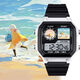 Sky Light Escape Characters Anime personnalisé Watch bidimensionnel Smart Small Smart Electronic Watch Mentes et femmes Étudiants modèles [Watch Silver-Electronic Fashion] Z3891 Light Escape Super Value Pack (Emballage de boîte à cadeaux Extra Long Battery)