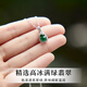 BOEAY Fulu gourd jade pendant sterling silver necklace for women 2025 new light luxury niche gift for girlfriend birthday gift for girls Qicang shipped jade gourd necklace