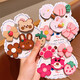 Cute cartoon baby Velcro bangs sticker that does not hurt hair. Children's hair clip for broken hair. TS413-04 little bee hair clip - 5-piece bag set