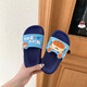Hui Lijun high-end children's slippers summer new beach cartoon cute male and female Internet celebrities wear PVC plastic shoes inside and outside Green 24 25 Inner length 16.5