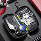 
Kangaroo (DAISHU) key bag men's genuine leather storage key clip 2025 new waist-hung cowhide car key bag trendy black
