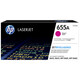 Los cartuchos HP (HP) CF450A/655A/Toner son adecuados (M652/M653/M681/M682 Modelos de la serie) Carttridges de tóner rojo CF453A 655A (10500 páginas)