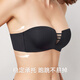 Maniform comfortable and sexy strapless bra soft steel ring push-up bra women's soft support underwear bra 20812290 110 skin color 80C (medium thin)