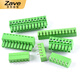 ZAVE 3.81mm plug-in terminal block 9P straight pin + plug (1 set)