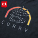 Under Armor Curry Series Boys' Casual Sports Round Neck Short-Sleeved T-Shirt Children's Clothing Summer Short-Sleeved T1390410 Black