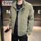 Woodpecker (TUCANO) Jacket Men's Autumn and Winter Stand Collar Casual Workwear Korean Style Windproof Tops Men's Military Green XL
