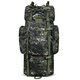 Outdoor 110 liter large capacity camouflage backpack backpack carrying tactical mountaineering bag U-shaped steel frame large backpack green camouflage-110L 110L