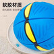 MDUG dog toy dog toy ball bite-resistant football relieves boredom artifact electric light-emitting smart dog jumping ball blue flying saucer deformation ball