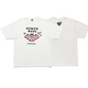 Lee Kids Japanese Retro English Letters Cartoon Imprimé T-shirt en bambou à manches courtes à manches courtes