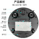 扫地机器人扫拖一体自动清洗全自动扫石头扫地德国设计智能吸尘器大吸力家用室内扫拖擦地一体 黑色旗舰版大电量大功率扫吸拖抹布+毛刷