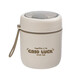 Ye Yu Mini Breakfast Cup Insulated Lunch Box Portable Office Workers Small Insulated Bucket Lunch Box Lunch Bucket Insulated Box Thermos Cup Rice Brown With Stainless Steel Folding Spoon 304 Stainless Steel Good Quality
