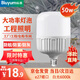 Biuyum led bulb factory warehouse high power energy saving bulb high brightness three proof bulb 50w E27 screw white light 6000k