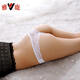 Yalu lace sexy transvestite underwear women's clothing boss cos low waist transparent large size cd brand supplies thong men's white one size