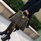 Anymic Bag Bag Women's Bolso Bag Bag Bag Bag Bag Women's Bucket 2025 Nuevo nicho de gran capacidad Bag de hombro Marrón oscuro