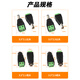 Ningcai (NINGCAI) DC power plug quick wiring monitoring connector NC-MHK5525-F green screw-free solderless 5.5*2.5 female connector 10 pieces