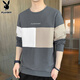 Playboy (PLAYBOY) sweatshirt men's 2026 spring long-sleeved T-shirt men's jacket casual men's loose round neck tops