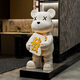 BHM Violent Bear Ornament Living Room TV Cabinet Sofa Large Floor-standing Decoration High-End Atmosphere Moving and Housewarming Gift Fortune Pfaff Violent Bear + Bluetooth Karaoke Speaker