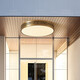 
Heart mirror full copper outdoor ceiling light villa door light Chinese balcony entrance hall aisle anti-mosquito entry door light X3891-300/square