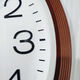 Weirong Jinzhongbao Brand Wall Clock Modern Living Room Простые часы модные творческие часы круглые золотые настенные часы 3883 Матовый черный диаметр 34 см 1 дюйм