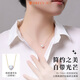 Fengxia Lutong Edison freshwater pearl clavicle necklace 10-11mm strong light 18K gold Mid-Autumn Festival and National Day gift