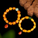 ADRIUS Luxury High-End Beeswax Bracelet Women's DIY Jade Shape-Shaped Amber Chicken Oil Topaz Bead Bracelet Jadeite Beads