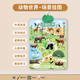 
Linguo German quality baby audio early education post chart cognitive enlightenment infant and child reading voice book toy learning wall 3 pictures [animals + fruits and vegetables + transportation] Chinese and English pronunciation standards