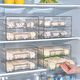 Vinoa drawer-type dumpling box multi-layer dumpling box crisper refrigerator quick-frozen dumplings and wonton food storage box double-layer dumpling box white