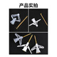 Thousand-speed wheel gypsum board expansion screw aircraft expansion tube hollow brick special expansion bolt butterfly type expansion plug rubber plug butterfly type expansion tube + self-tapping nails 50 sets