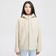 Kolon Sport Off Camp Serie Lose Kapuze Inner Composite Lamm Velvet Jacke Frauen Aprikose Pe M 165