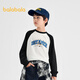 Balabala children's long-sleeved T-shirt boys and girls 2025 autumn tops same style in shopping malls 202325100202