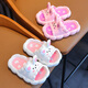 Ormondway Children's Slippers Home Sandals Girls Soft Soled Bathroom Shower Shoes YR-LA2303 Pink 30 (30-31)