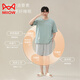 MiiOW Modal Cool Pyjamas Herren Sommer Kurzarm Shorts Teenager Einfaches lockeres dünnes Herren-Heimbekleidungsset 9712 L 100-120Jin Jin entspricht 0,5 kg