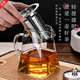 Fat Donglai household filter teapot thickened teapot high temperature resistant glass flower teapot teapot function upgraded thickened - 550ml