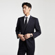 Youngor Men's Suit Autumn and Winter 050 Business Fashion Wool Formal Suit Navy Blue Top 175B175/96A