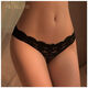 Just do your cat thong sexy panties lace pure desire easy insertion women's briefs women's one size 901 black thong