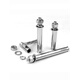 Thousand-speed wheel national standard 304 stainless steel expansion screw bolt lengthened expansion tube M6*80 (10 pieces) 304