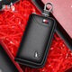 
Kangaroo (DAISHU) key bag men's genuine leather storage key clip 2025 new waist-hung cowhide car key bag trendy black