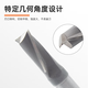 上工高速网直柄键槽铣刀二刃白钢键槽立铣刀3 4 5 6 8 10 12 16e8 3mm*8*40标准系列