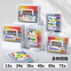 Japon et les États-Unis New Liquid Liquid Acrylique Marker Single Skin Clain Color Head Soft Head 24 Colours Couleur empilable Couleur complémentaire de haute valeur